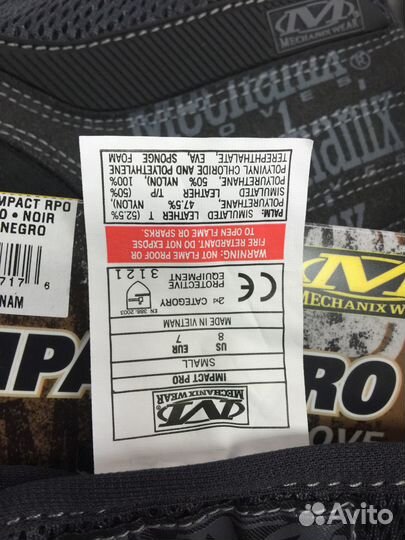 Перчатки Mechanix Impact Pro (Оригинал)