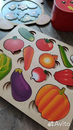 Развивающие деревянные игрушки пакетом