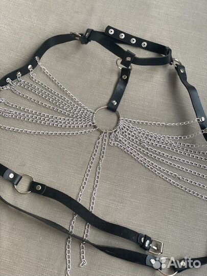 Портупея гартеры с наручниками