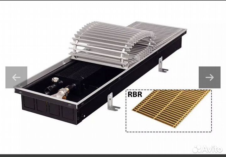 Внутрипольный конвектор Gekon eco