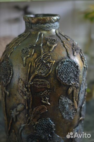 Ваза декоративная, ручная работа