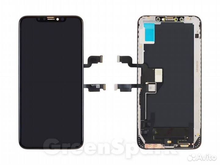 Дисплей для iPhone XS Max +тач черный с рамкой 10