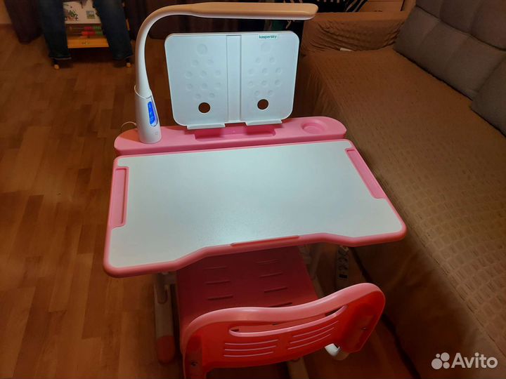 Растущая парта и стул б/у