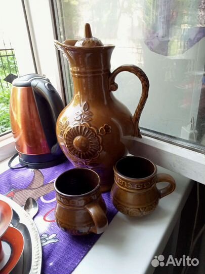 Кувшин и 2 кружки из СССР