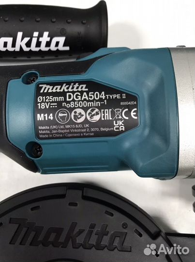 Аккумуляторная ушм Makita DGA504z(ориг)