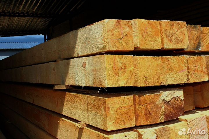 Брус из сосны для качественного строительства