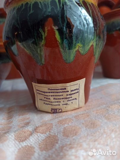 Набор керамической посуды новый СССР