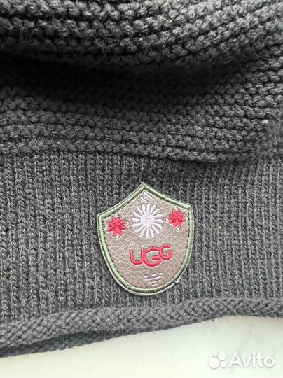 Шапка Ugg Australia шерсть унисекс черная