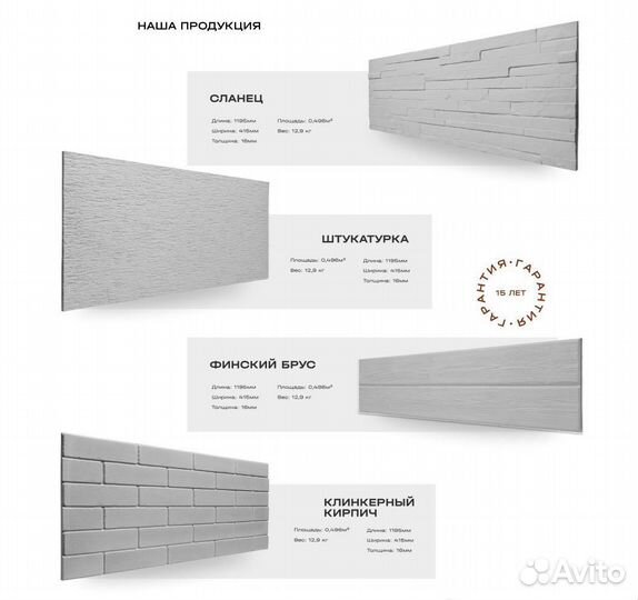 Фиброцементные фасадные панели