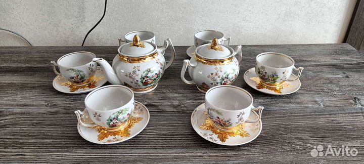 Чайный сервиз фарфор Фабрик Гарднеръ в Вербилка