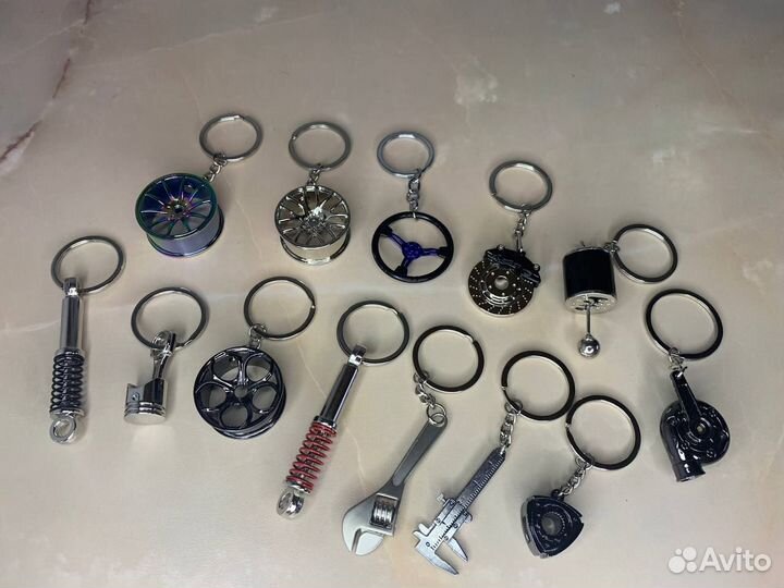 Металлические брелоки
