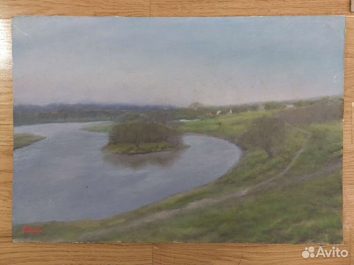 Картина, пейзаж, Боброва