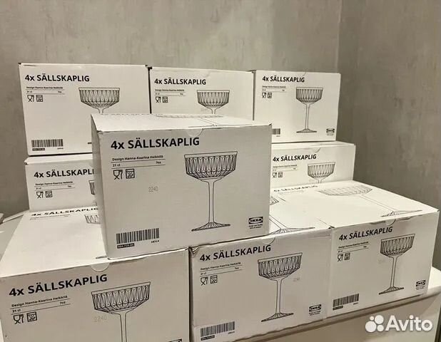 Бокалы для шампанского IKEA Sallskaplig