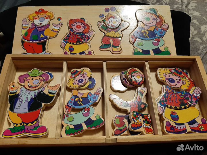 Развивающий деревянный конструктор