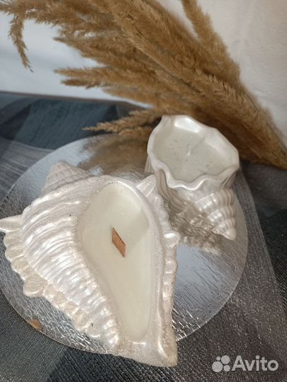 Свечи ручной работы в гипсе