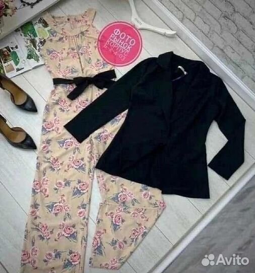 Костюм кашемировая лапша, комбинезон