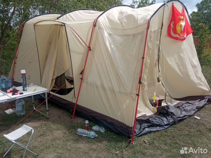 Палатка 6местная с тамбуром, штаб
