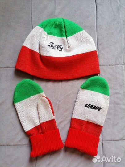 Новые шапка + варежки