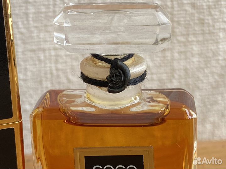 Духи винтаж Coco Chanel 7,5ml 1985 гв Хрусталь