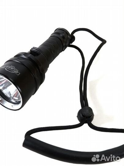 Фонарь подводный Огонь H-618 теплый желтый свет