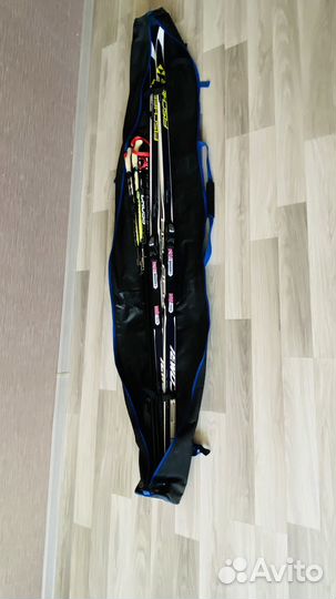 Беговые лыжи fischer полный комплект