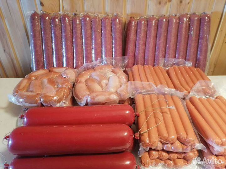 Домашняя колбаса, казылык,конина копченая