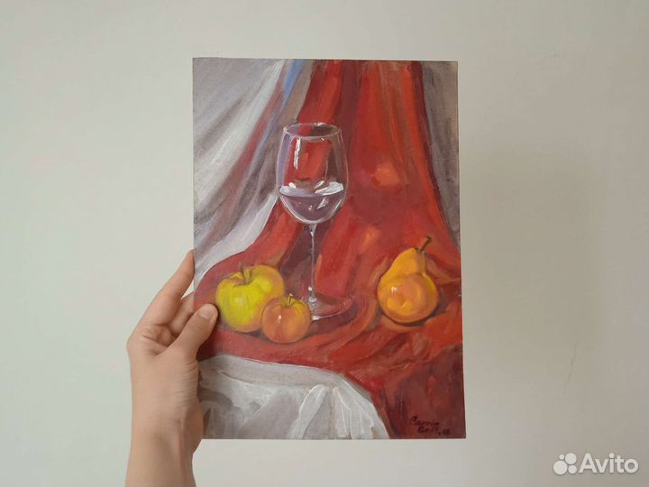 Натюрморт с фруктами картина маслом