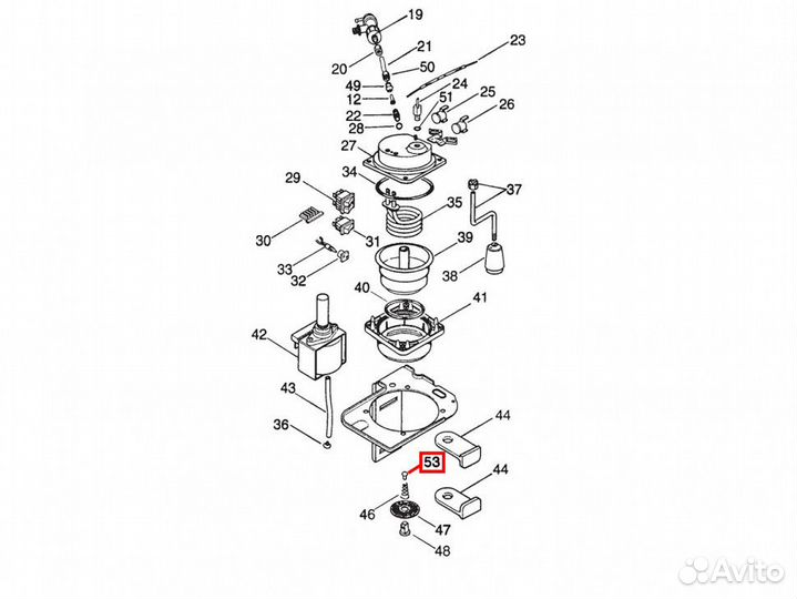 Клапан силиконовый для кофемашины Delonghi
