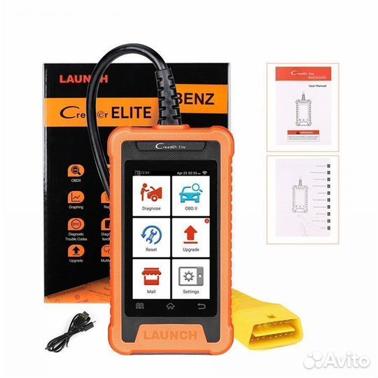 Автосканер для benz, mercedes - Launch Лаунч elite