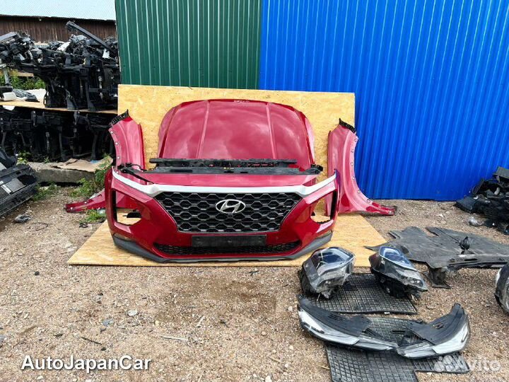 Ноускат Hyundai Santa Fe 4 2018-2021 морда в сборе