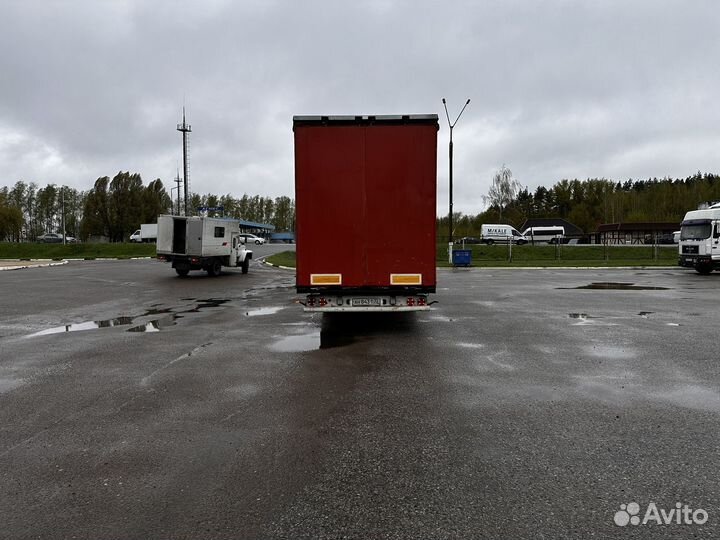 Полуприцеп тентованный Krone SDP27, 2008