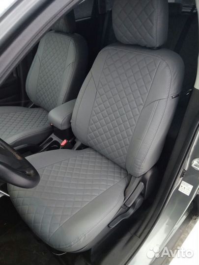 Чехлы экокожа Ромб на Mitsubishi ASX Автопилот