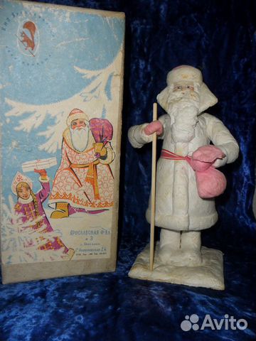 Дед Мороз старинный, ватный