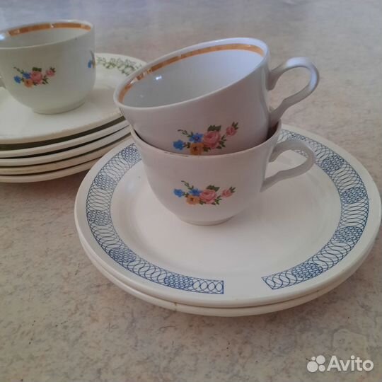 Чашка, тарелки период СССР