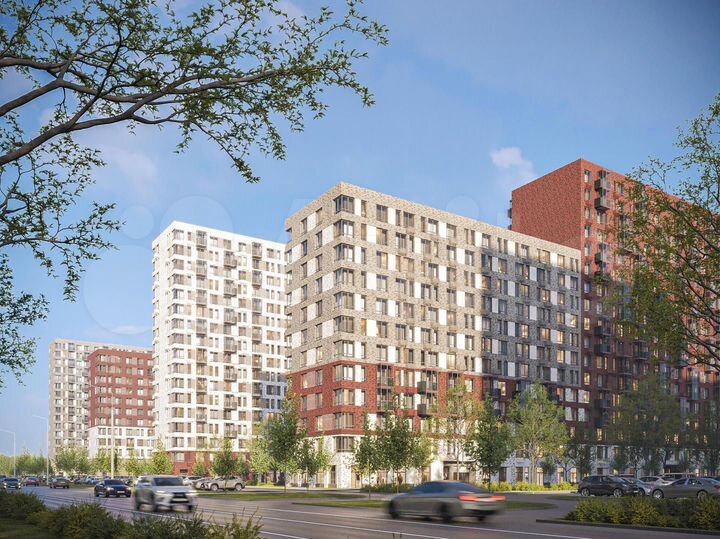 3-к. квартира, 53,7 м², 4/17 эт.