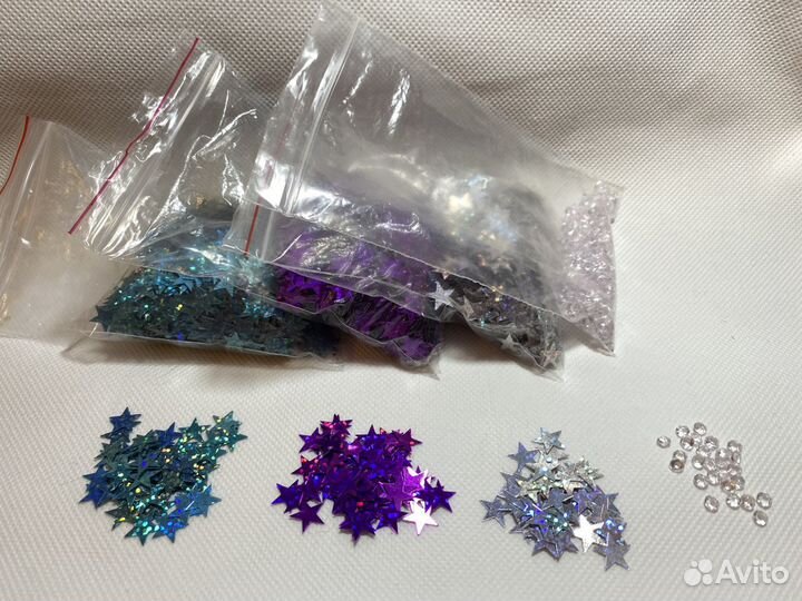 Пайетки звездные