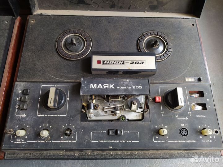 Магнитофон катушечный Маяк 203 2шт