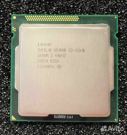 E3-1260L 4 ядра 8 пот. 3,3 Ггц (i7 2600S) TDP 45W