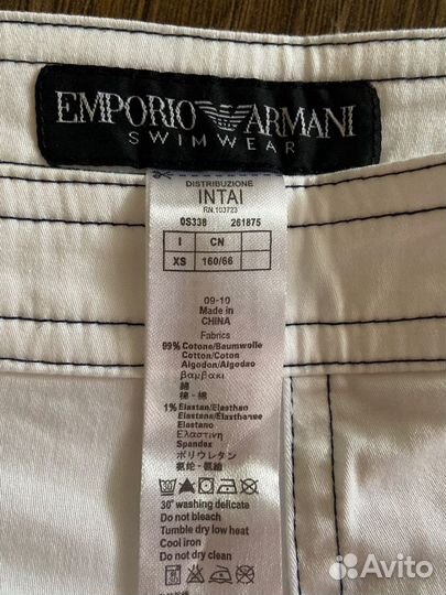 Emporio armani шорты р.xs новые