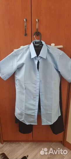 Рубашка школьная для мальчика новая