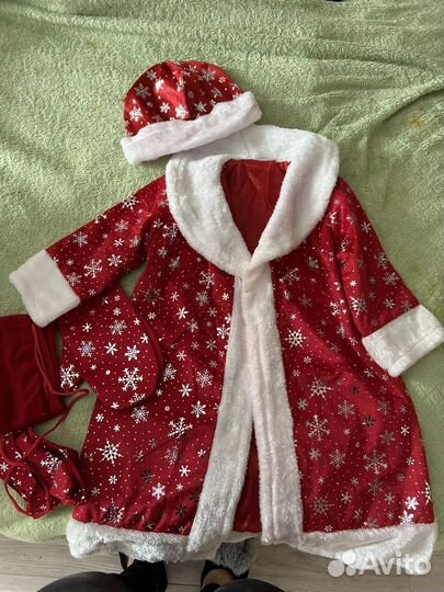 Костюм дема мороза и снегурочки детский