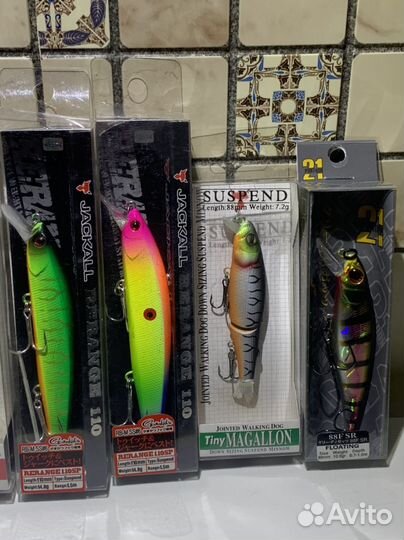 Топ Воблеры на щуку / судака набором 10 шт