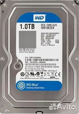 WDC WD10ezex 1тб HDD