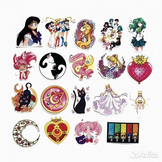 Наклейки sailor moon