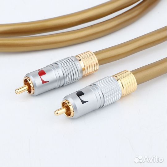 Новый Hi-Fi кабель Nakamichi 2 RCA межблочный пара