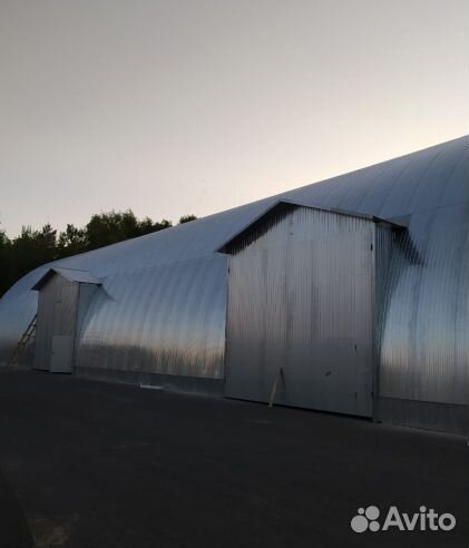 Арочный ангар 9 м