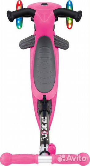 Самокат Globber GO UP foldable lights розовый Sta4