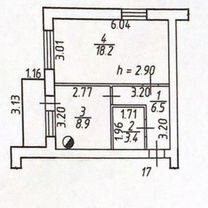 1-к. квартира, 37 м², 5/5 эт.