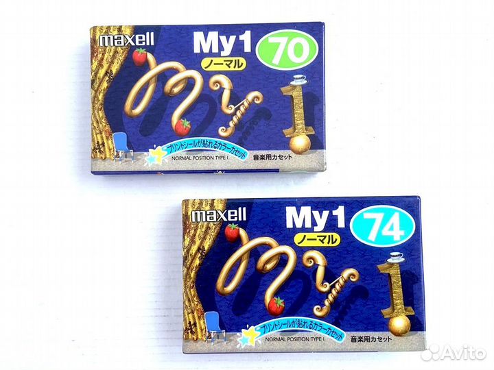 Набор 2 кассеты Maxell My 1 70 и 74 - 1999 г