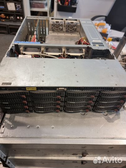 Сервер Supermicro x7dbe+ с блоками